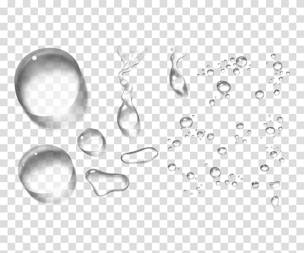 water drops decorative effects transparent background PNG clipart