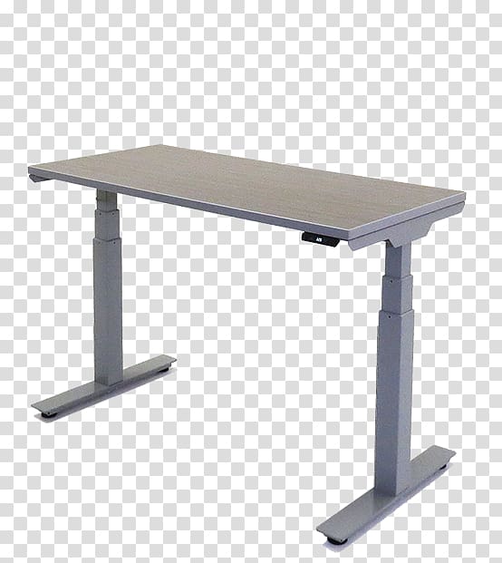 Standing desk Sit-stand desk Vinyl cutter Computer desk, adjustable transparent background PNG clipart