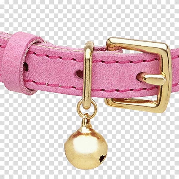 Pink cat Dog collar, cat collar transparent background PNG clipart