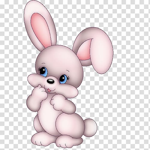 Easter Bunny Hare Rabbit Cuteness , cartoon flowers border transparent background PNG clipart