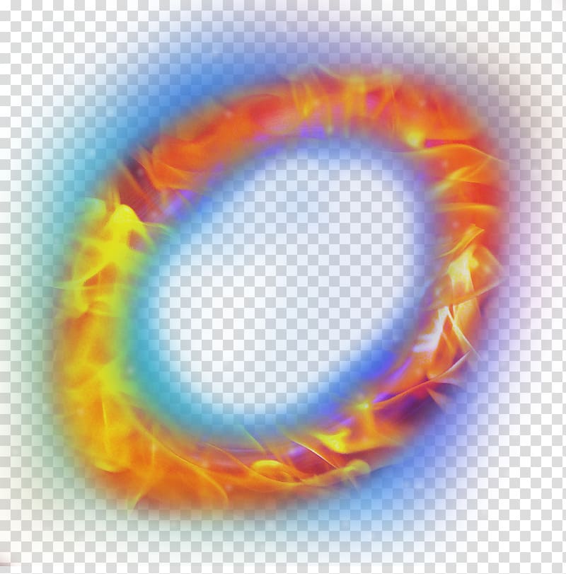 Ring of Fire, Colorful ring of fire transparent background PNG clipart