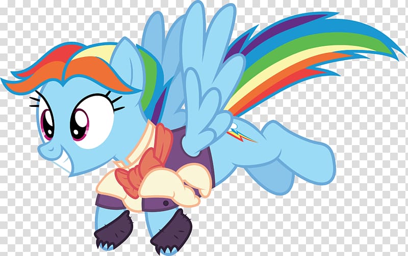 Pony Rainbow Dash A Hearth\'s Warming Tail Gauntlet of Fire, Snowballs transparent background PNG clipart