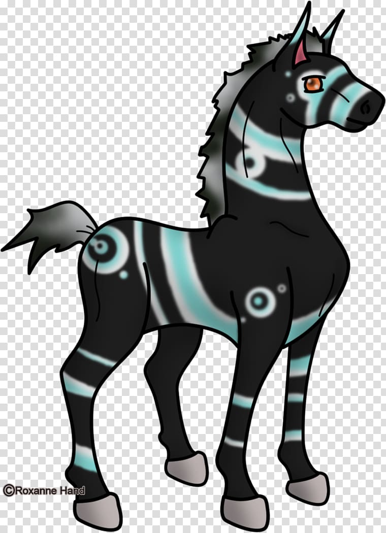 Pony Stallion Mustang Mane Colt, moon flower transparent background PNG clipart