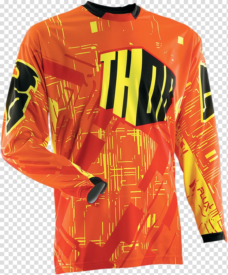 T-shirt Sports Fan Jersey Motorcycle Motocross Sleeve, yellow coupon transparent background PNG clipart