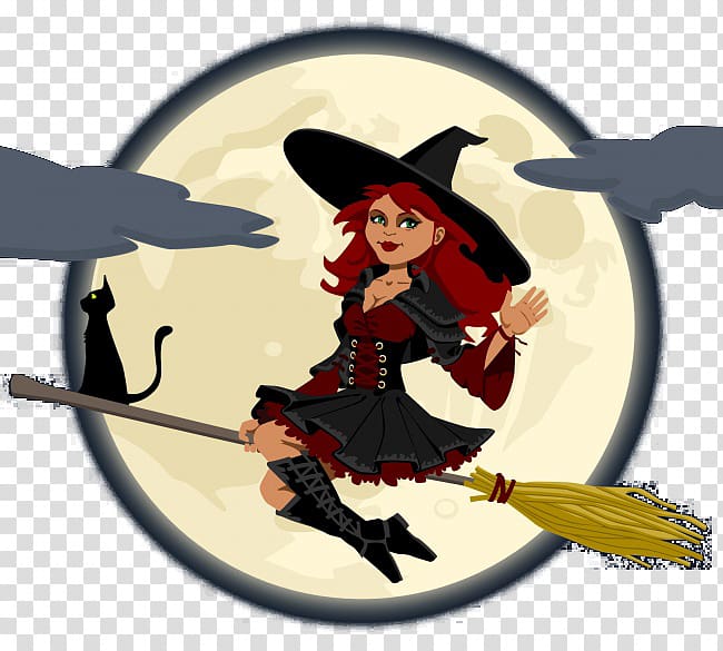Halloween witch cartoon transparent background PNG clipart