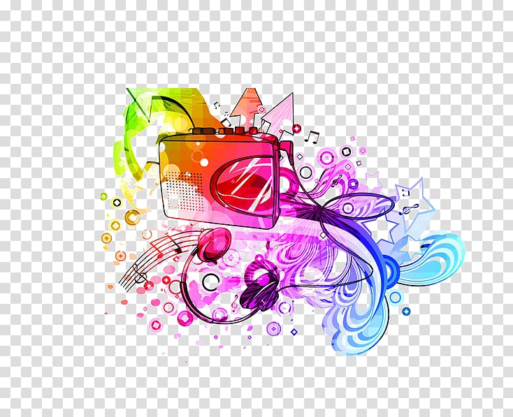 Musical instrument, COLORFUL musical elements transparent background PNG clipart
