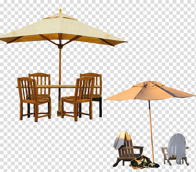 Table Umbrella Chair Living room, Parasol lounge transparent background PNG clipart