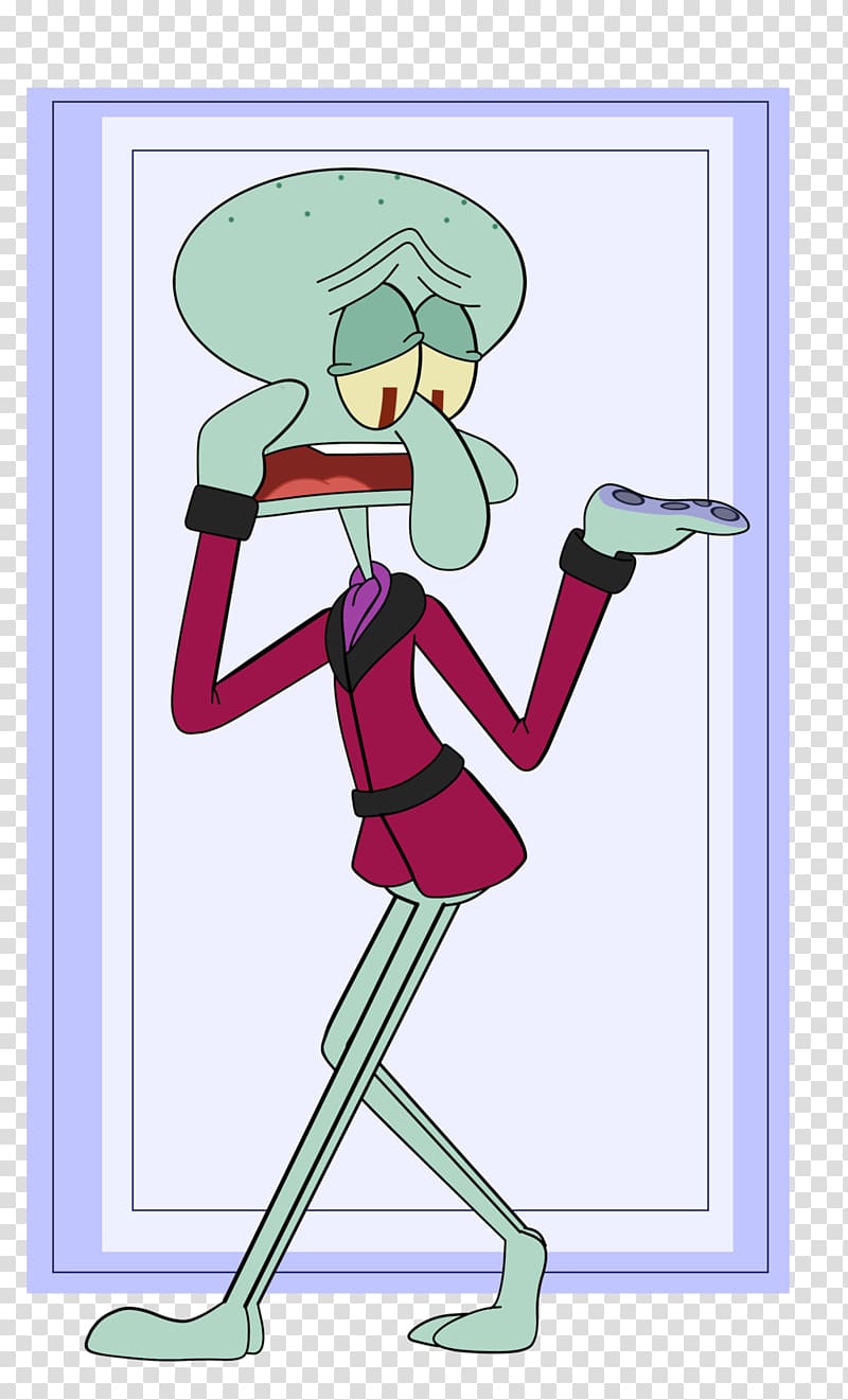 Squidward Tentacles Creepypasta Art, others transparent background PNG clipart