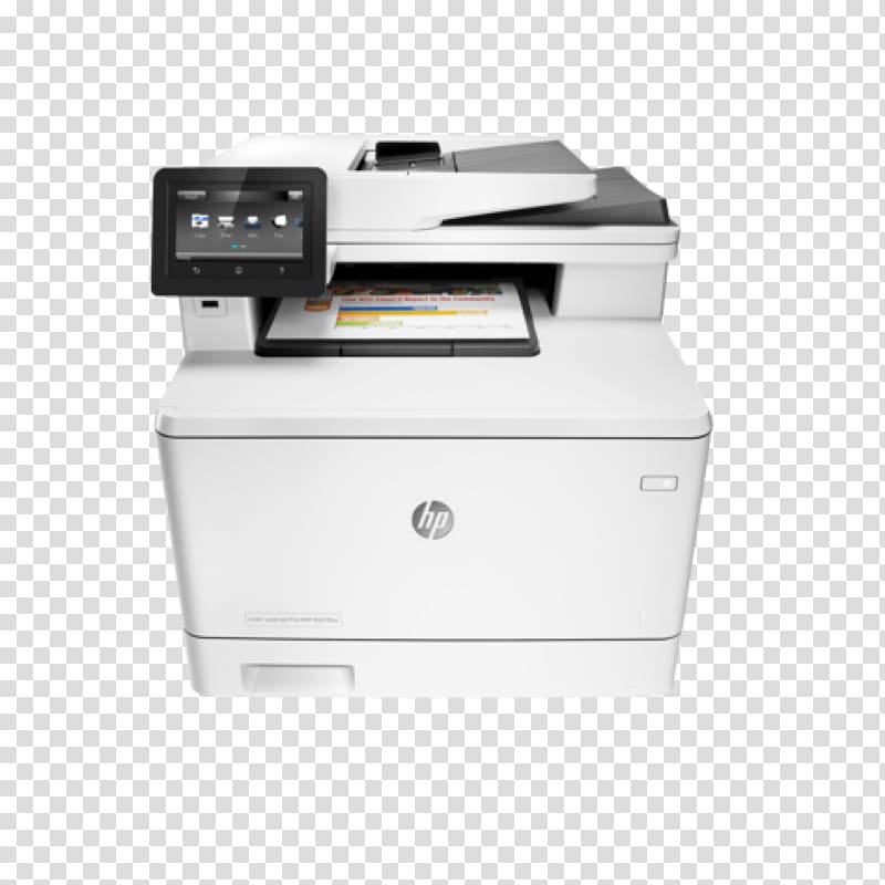 Hewlett-Packard HP LaserJet Pro M477 Multi-function printer, hewlett-packard transparent background PNG clipart