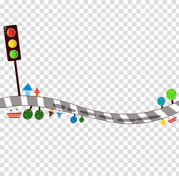 Zebra crossing Traffic light Pedestrian crossing, A traffic light transparent background PNG clipart