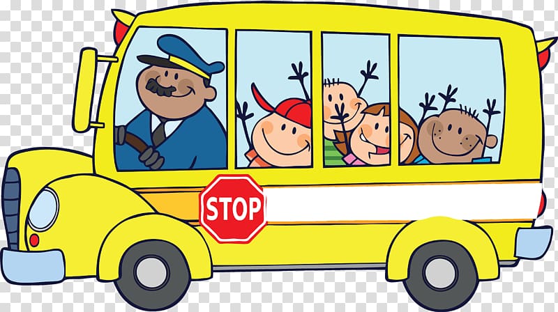 School bus , cartoon school bus transparent background PNG clipart