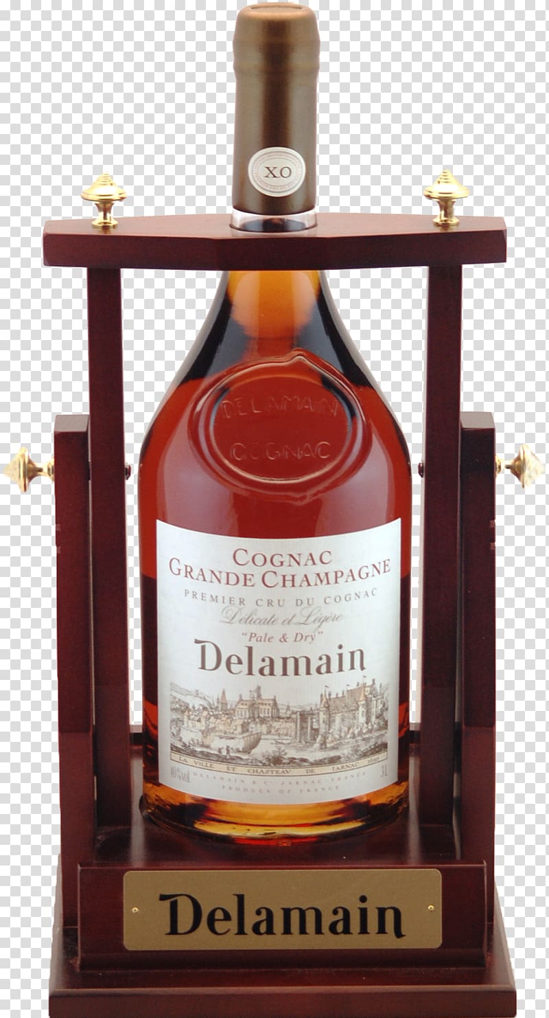 Liqueur Cognac Grande Champagne Whiskey Delamain, cognac transparent background PNG clipart