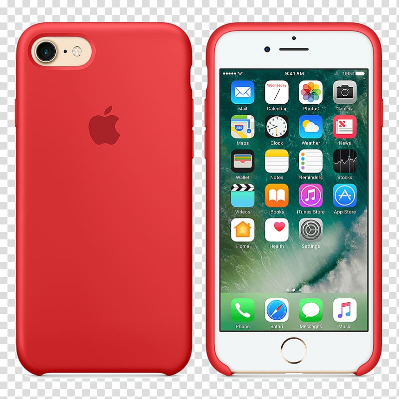 IPhone 8 Plus Mobile Phone Accessories Apple Samsung Galaxy Tab S2 9.7 Telephone, iphone 7 red transparent background PNG clipart