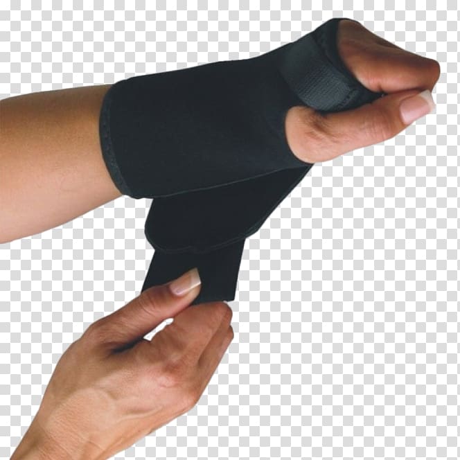 Thumb Wrist brace Carpal tunnel Wrist pain, hand transparent background PNG clipart