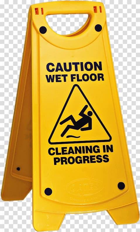 Wet floor sign , Be careful to slip down the stairs transparent - Clip Art  Library