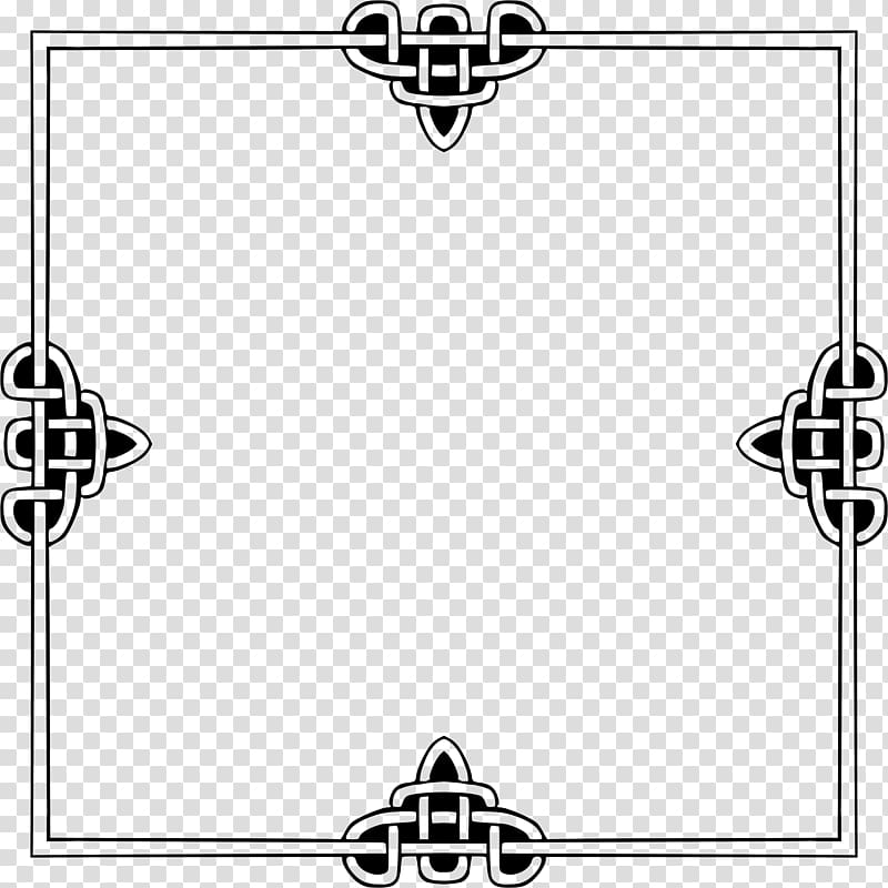 Celts Frames Graphic design Drawing, celtic transparent background PNG clipart
