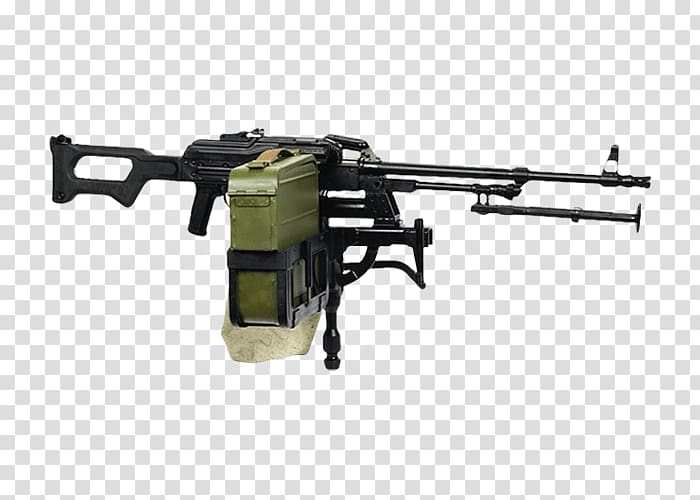 PK machine gun Weapon Firearm 7.62 mm caliber, machine gun transparent background PNG clipart