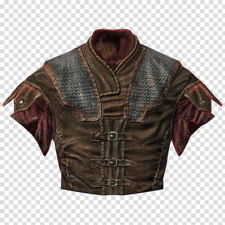 The Elder Scrolls IV: Oblivion Armour Boiled leather Body armor Cuirass, armour transparent background PNG clipart