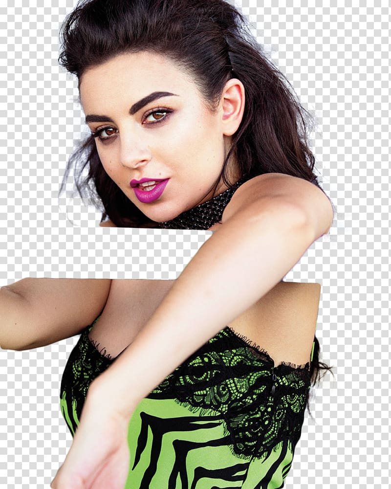 Charli XCX Singer Boom Clap Gold Coins Artist, Charli Xcx transparent background PNG clipart