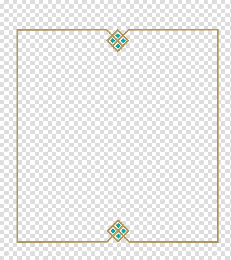 Paper Green Area Rectangle, luxury border transparent background PNG clipart