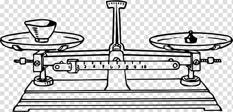 Measuring Scales Triple beam balance Measurement Balans, scale transparent background PNG clipart