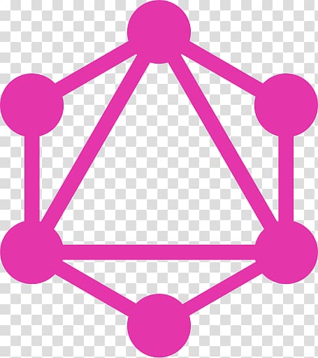 pink hexagon logo, Graph QL Logo transparent background PNG clipart