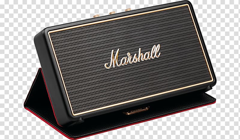 Marshall well Wireless speaker Loudspeaker Marshall Amplification Guitar amplifier, bluetooth transparent background PNG clipart