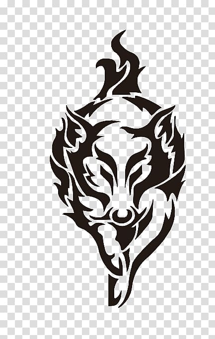 wolf , Car Sticker Decal Fox Racing Hood, Wolf transparent background PNG clipart