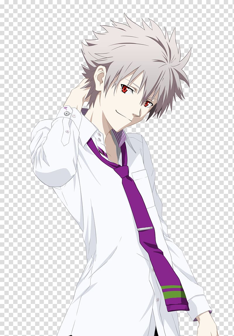 Kaworu Nagisa Neon Genesis Evangelion: Shinji Ikari Raising Project Anime, Anime transparent background PNG clipart