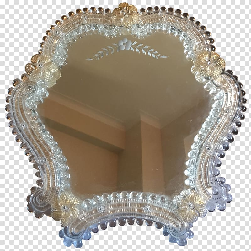 Murano glass Mirror Table Pier glass, Murano Glass transparent background PNG clipart