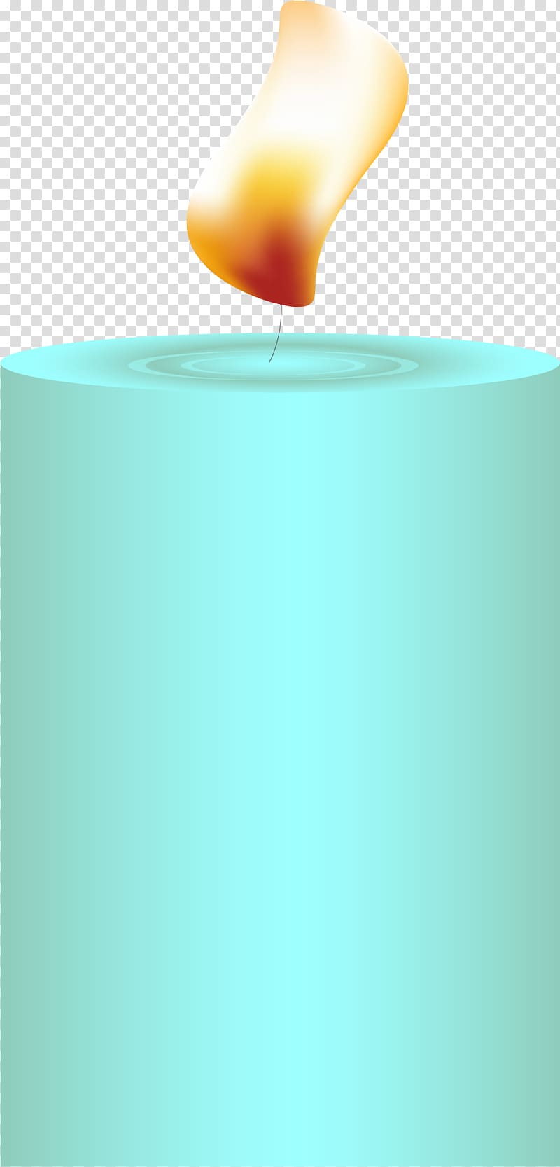 Computer , Sky blue candlelight transparent background PNG clipart