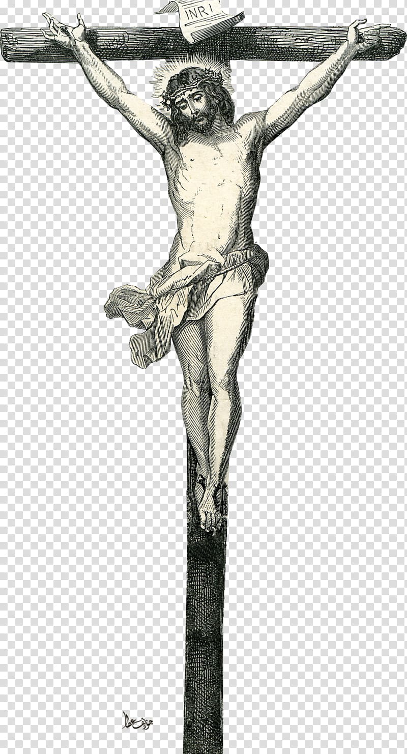 Jesus Christ illustration, Christian cross Crucifix Christianity, jesus christ transparent background PNG clipart