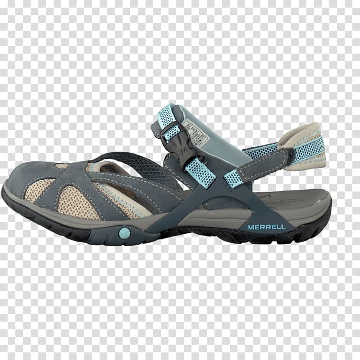 Shoe Sandal Slide Cross-training Product, Merrell Shoes for Women Gray transparent background PNG clipart