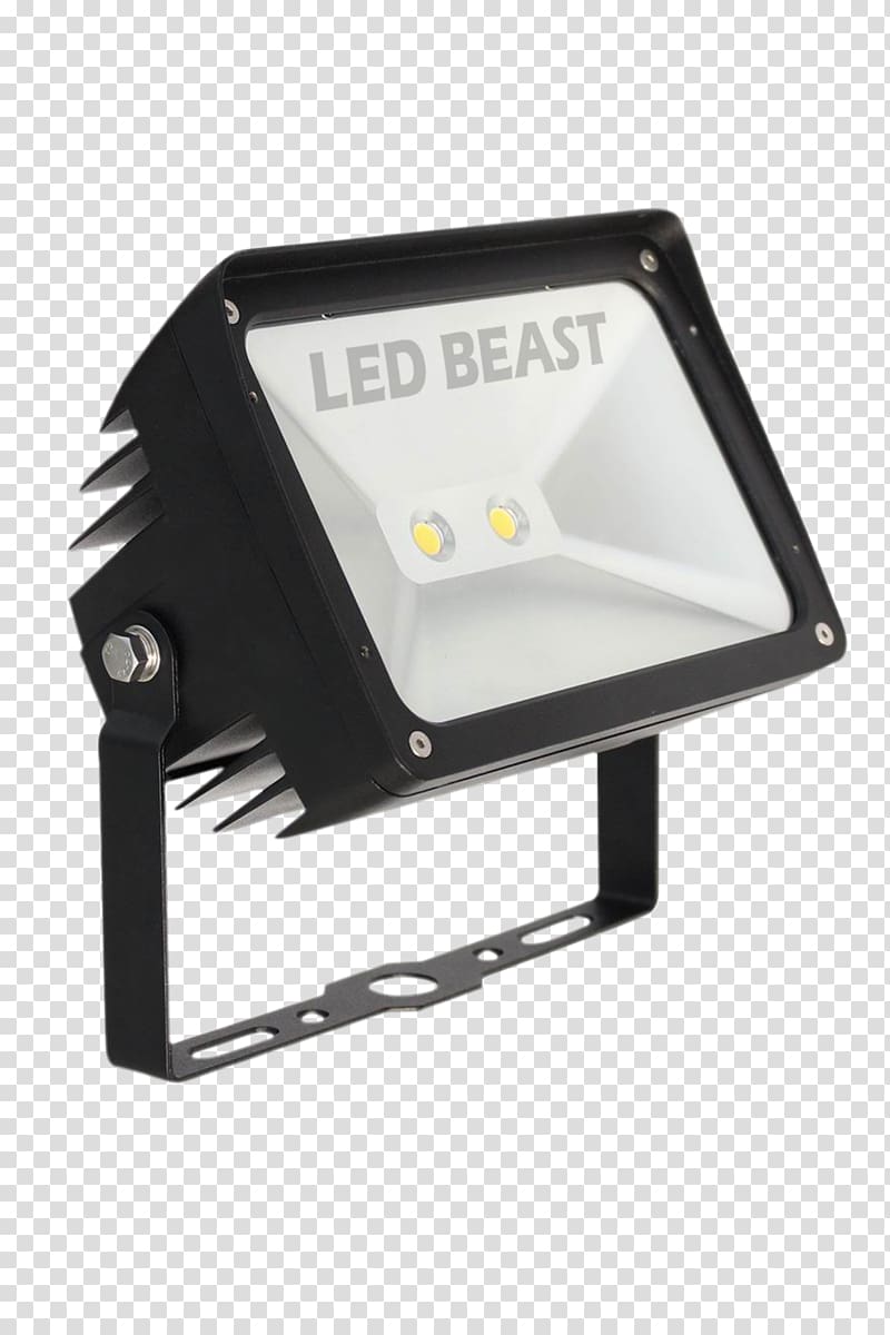 Floodlight Lighting LED lamp Light-emitting diode, slim curve transparent background PNG clipart