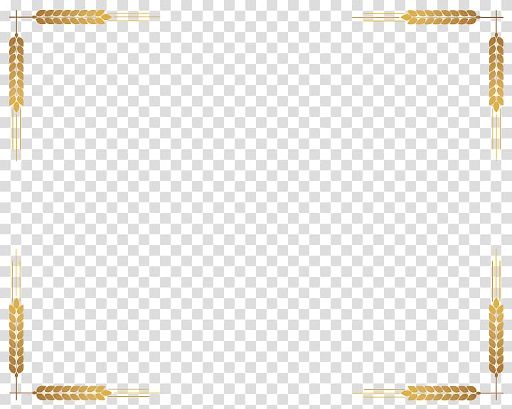wheat border, Pizza Pasta, Wheat frame transparent background PNG clipart