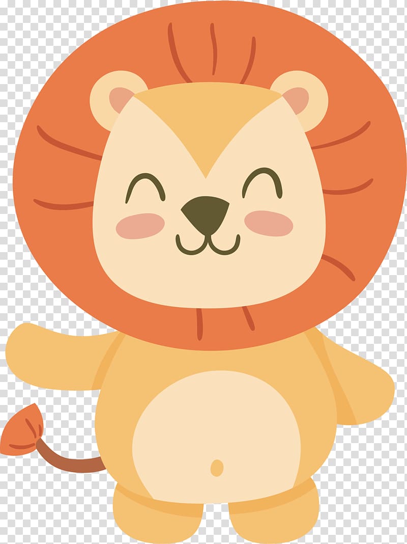 Lion , The fat Lion King transparent background PNG clipart