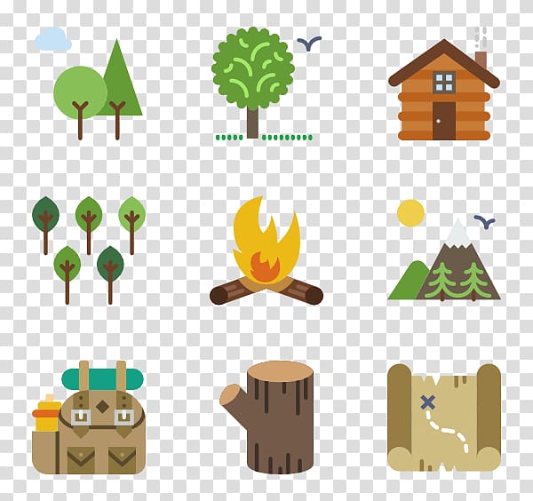 Computer Icons Outdoor Recreation , campsite transparent background PNG clipart