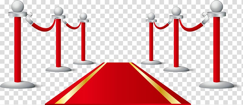 red carpet and barricade , Euclidean Red carpet Red carpet, exquisite red carpet transparent background PNG clipart