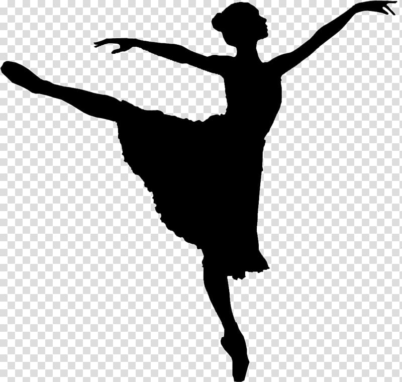 Free dance , Ballet Silhouette transparent background PNG clipart