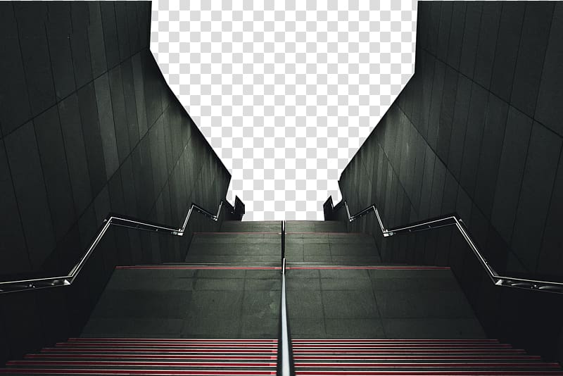 Stairs Rapid transit Architecture, Subway open stairs transparent background PNG clipart