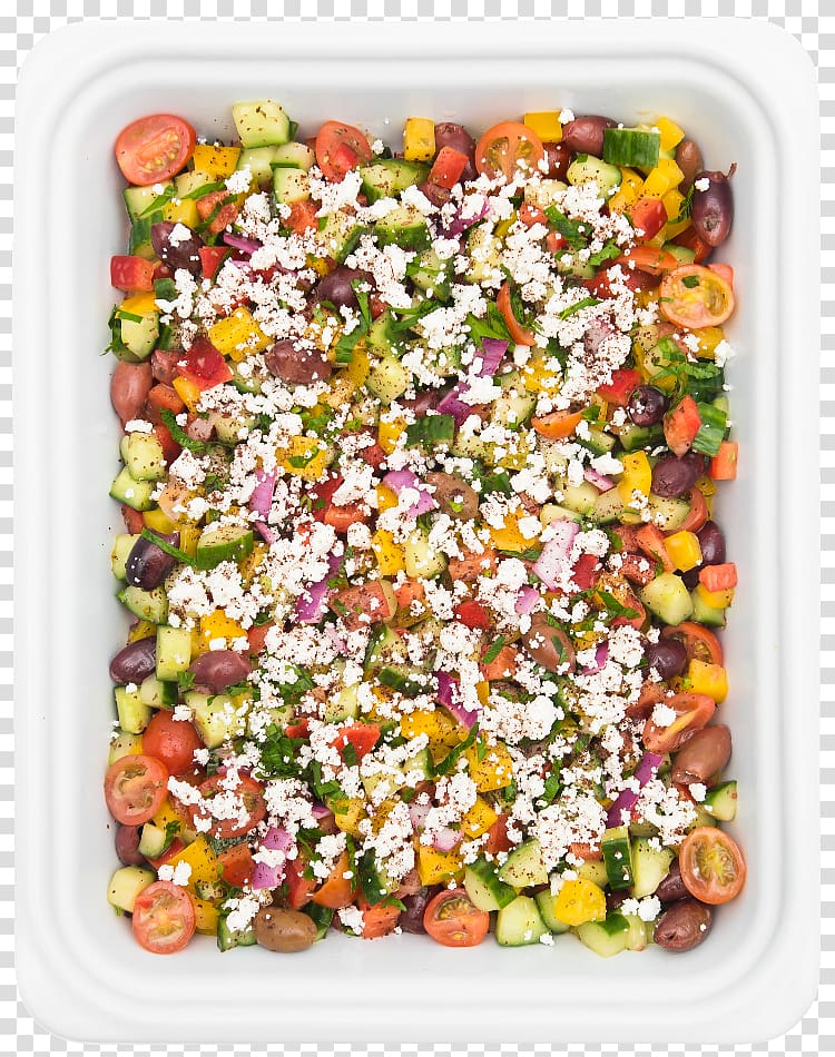 Israeli salad Food Vegetarian cuisine Vegetable Succotash, greek order transparent background PNG clipart
