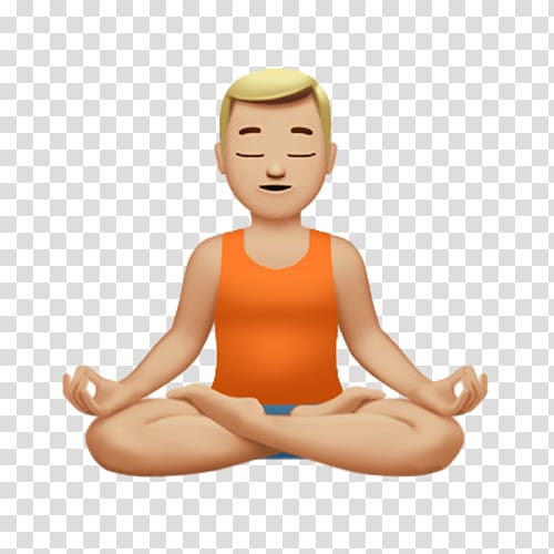 World Emoji Day Yogi Yoga Lotus position, Yoga transparent background PNG clipart