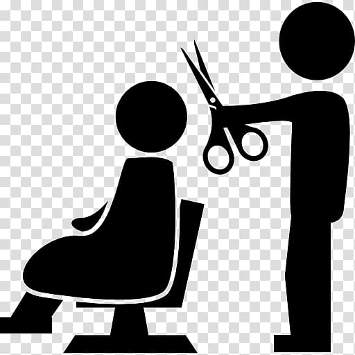 Beauty Parlour Hairdresser Barber, hair transparent background PNG clipart