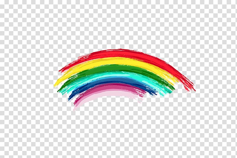 ROYGIVIB artwork, Rainbow Watercolor painting, rainbow transparent background PNG clipart