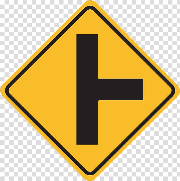 Traffic sign Three-way junction, peru transparent background PNG clipart