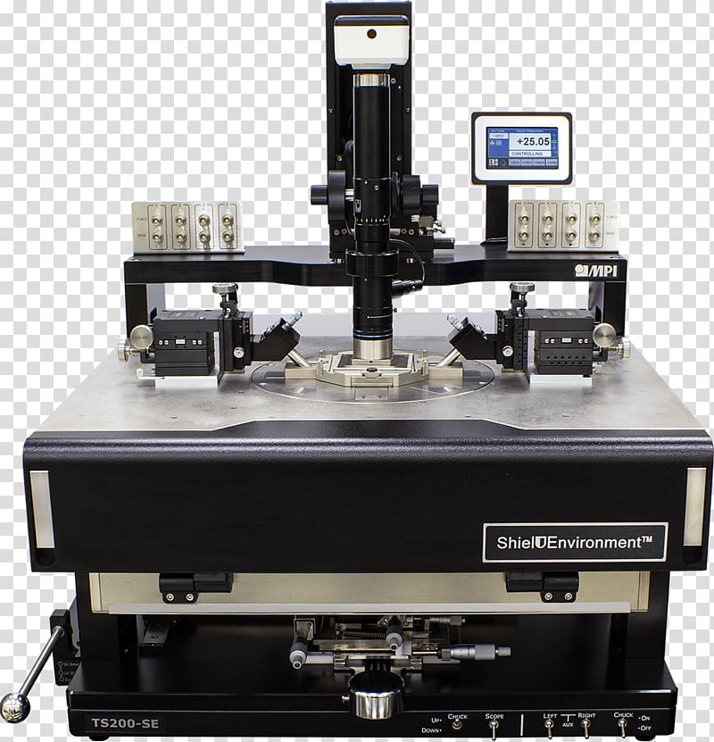 Mechanical probe station System Electronics Measurement Wafer, wafer testing transparent background PNG clipart