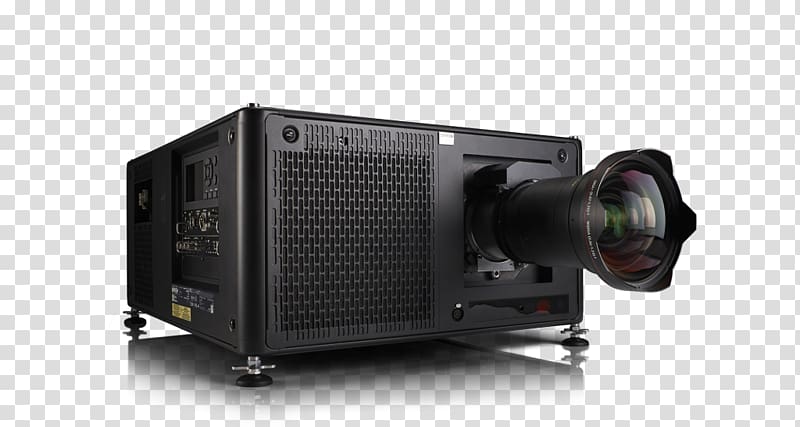 Multimedia Projectors Digital Light Processing Barco 4K resolution, Projector transparent background PNG clipart