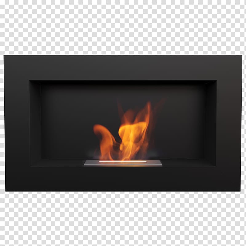 Fireplace Ethanol fuel Stove Chimney Flame, stove transparent background PNG clipart