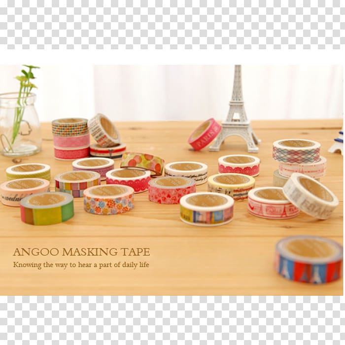 Adhesive tape Paper Scrapbooking Masking tape, Washi tapes transparent background PNG clipart