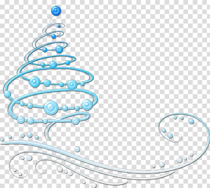 Blue ribbon Christmas tree transparent background PNG clipart
